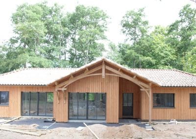bardage face maison